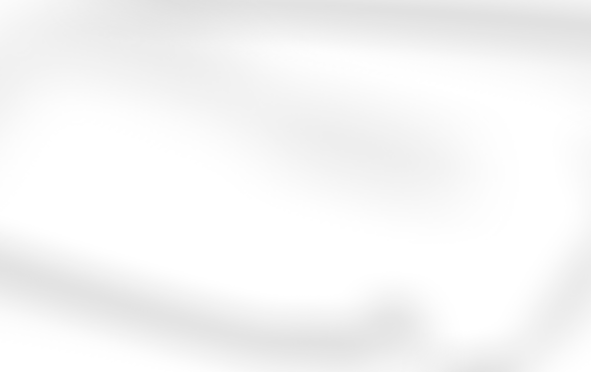 Abstract smooth white and gray gradient background with soft blurred shadows.